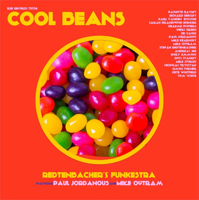 Redtenbacher’s Funkestra release ‘Cool Beans’ ft. Mike Outram (gtr) and Paul Jordanous (trp) on RSB Records